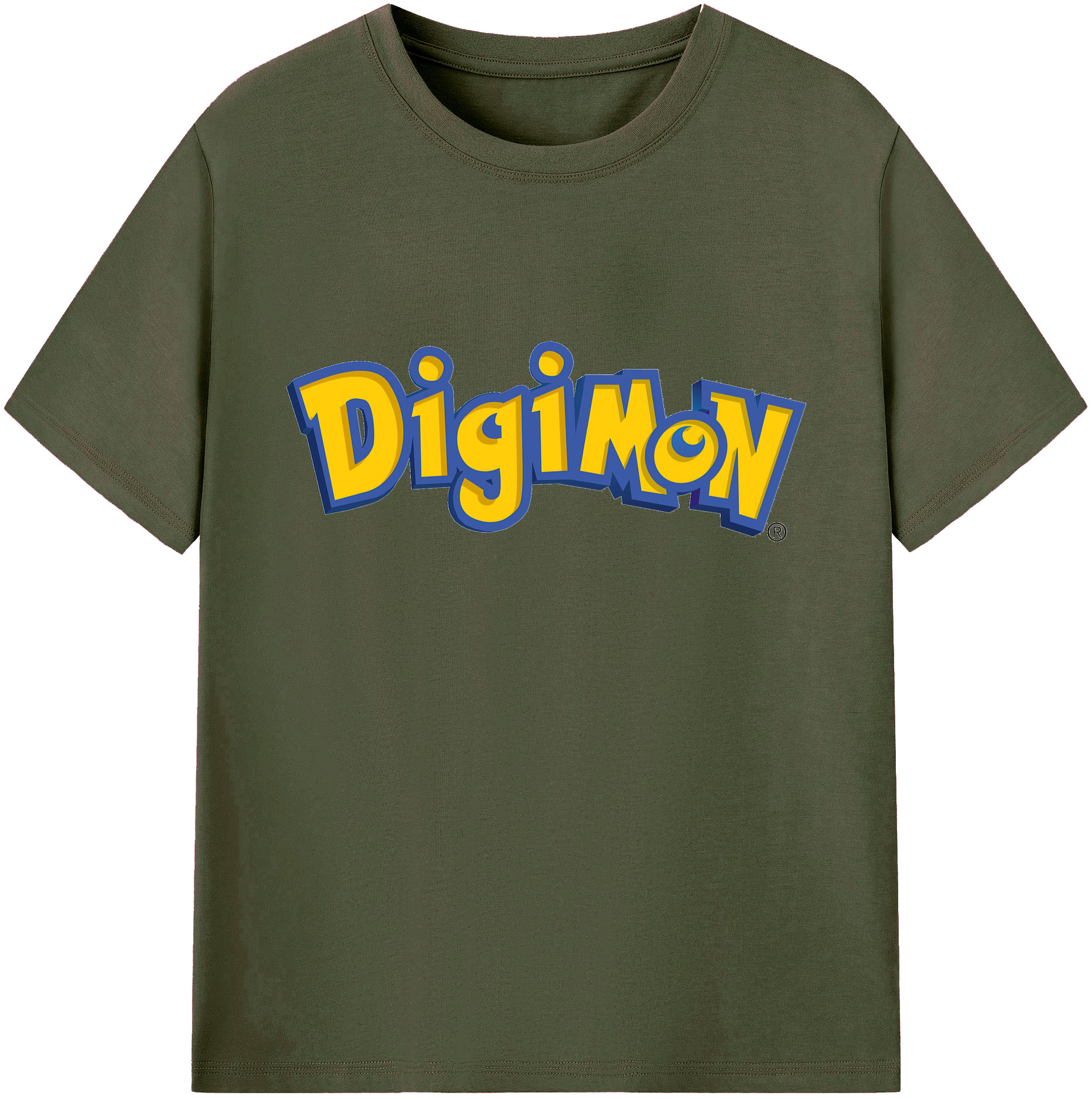 （画像用） Digimon デジタルモンスター/デジモン 綿100％ メンズ半袖Tシャツ｜肌触りやわらか＆通気性